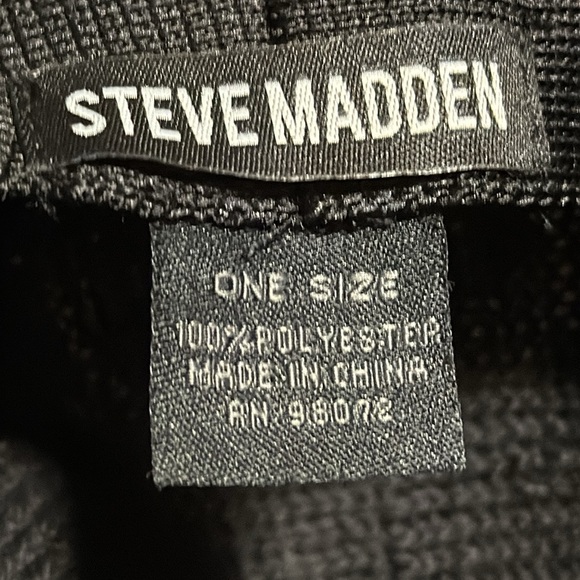 NWT Steve Madden Black Bucket Hat - Picture 5 of 5